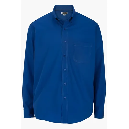 Lightweight Poplin Long Sleeve Men's Dress Shirt — view 7