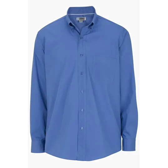Lightweight Poplin Long Sleeve Men's Dress Shirt — view 8