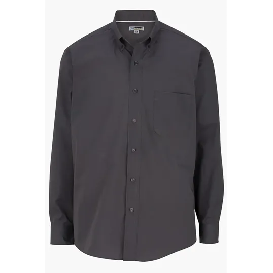 Lightweight Poplin Long Sleeve Men's Dress Shirt — view 9