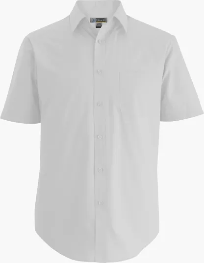 Essential Broadcloth Short Sleeve Men's Dress Shirt