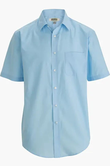Essential Broadcloth Short Sleeve Men's Dress Shirt — view 2