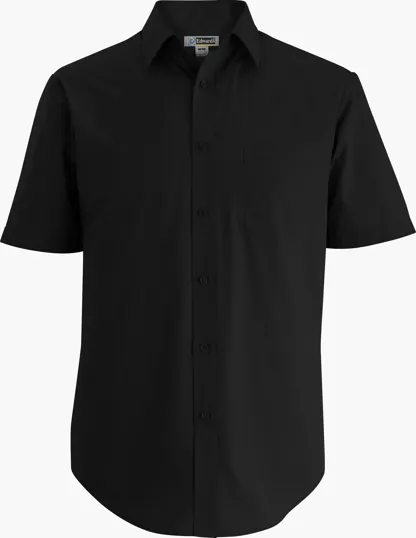 Essential Broadcloth Short Sleeve Men's Dress Shirt — view 4