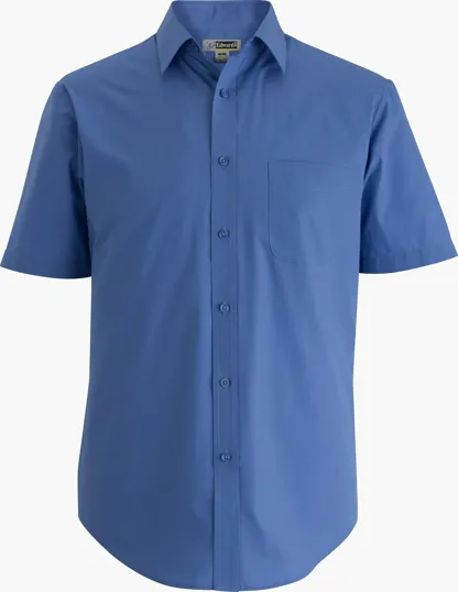 Essential Broadcloth Short Sleeve Men's Dress Shirt — view 5