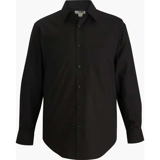 Essential Broadcloth Long Sleeve Men's Dress Shirt — view 4