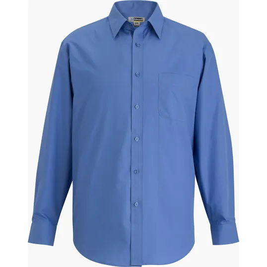 Essential Broadcloth Long Sleeve Men's Dress Shirt — view 5