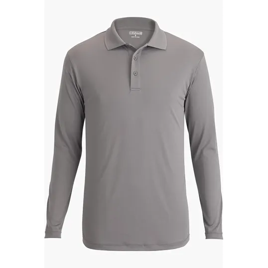 Mini Pique Long Sleeve Unisex Polo — view 9