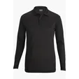 Mini Pique Long Sleeve Unisex Polo — view 2