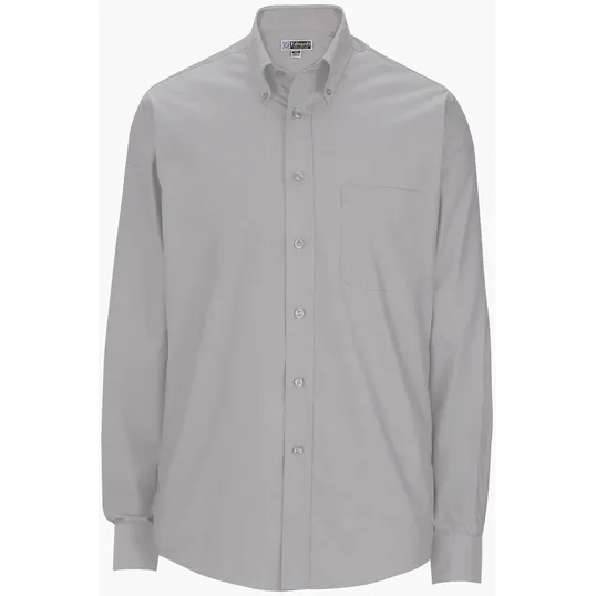 Pinpoint Oxford Long Sleeve Men's Dress Shirt — view 3