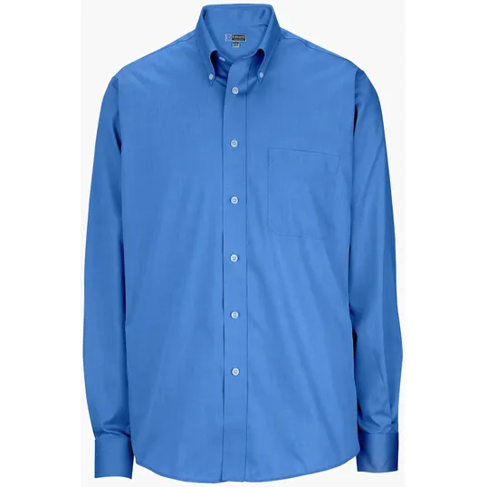 Pinpoint Oxford Long Sleeve Men's Dress Shirt — view 4