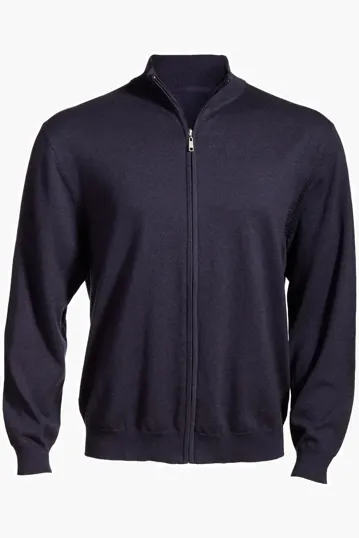 Tri Blend Unisex Full Zip Cardigan — view 2