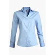 Stretch Broadcloth Long Sleeve Ladies Shirt — view 2