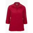 Lightweight Poplin Three Quarter Sleeve Ladies Shirt — view 5