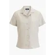 Camp Collar Ladies Blouse with Notched Collar — view 4