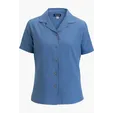 Camp Collar Ladies Blouse with Notched Collar — view 6