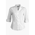 Stretch Broadcloth Three Quarter Sleeve Ladies Shirt