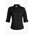Stretch Broadcloth Three Quarter Sleeve Ladies Shirt — view 3
