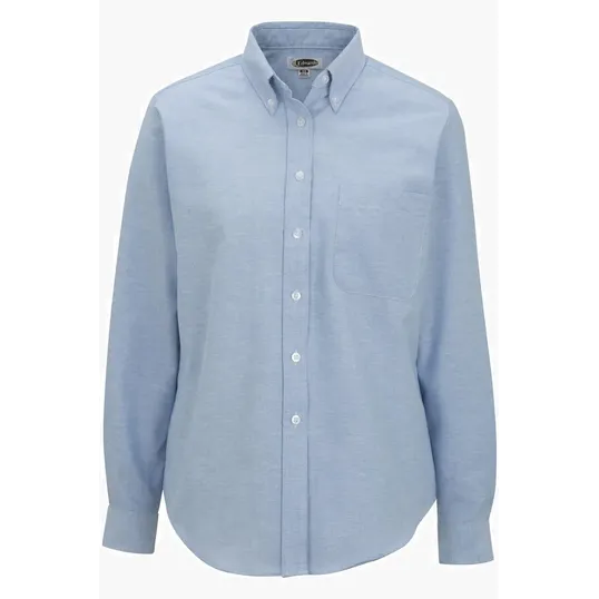 Easy Care Oxford Long Sleeve Ladies Shirt — view 2