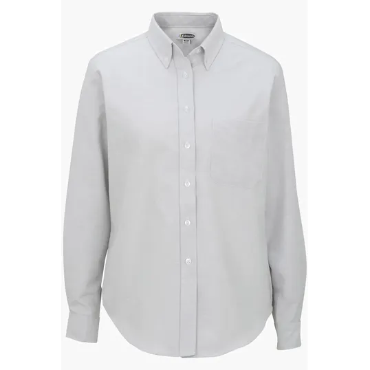 Easy Care Oxford Long Sleeve Ladies Shirt — view 3