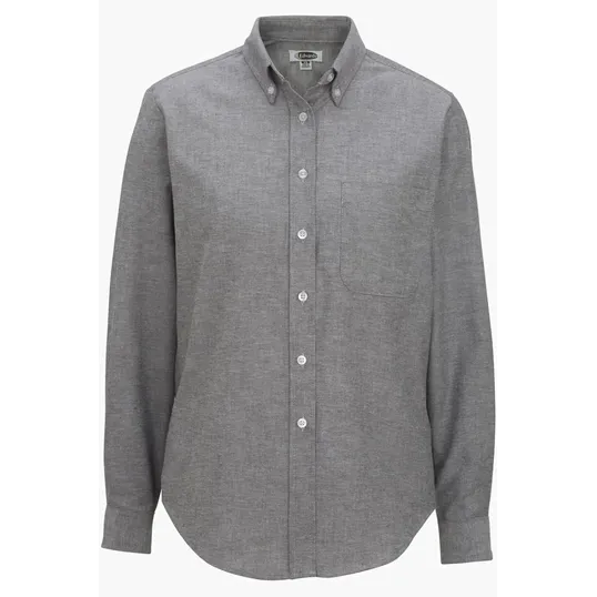 Easy Care Oxford Long Sleeve Ladies Shirt — view 4
