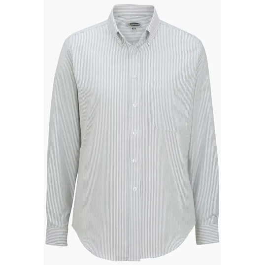 Easy Care Oxford Long Sleeve Ladies Shirt — view 6
