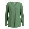 Soft Pleated Ladies Blouse, Long-Sleeve Jersey Knit — view 5