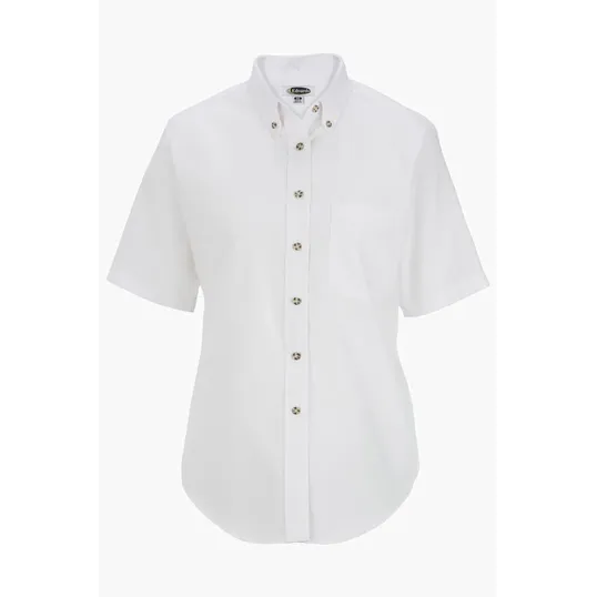 Easy Care Poplin Short Sleeve Ladies Shirt
