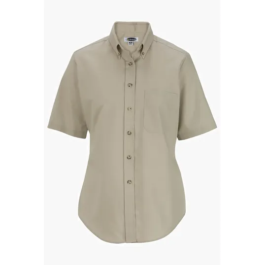 Easy Care Poplin Short Sleeve Ladies Shirt — view 2