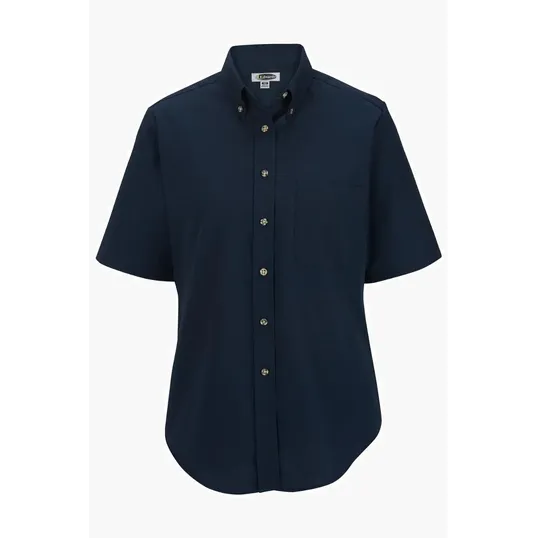Easy Care Poplin Short Sleeve Ladies Shirt — view 3