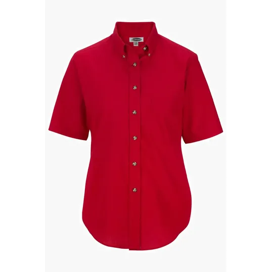 Easy Care Poplin Short Sleeve Ladies Shirt — view 5