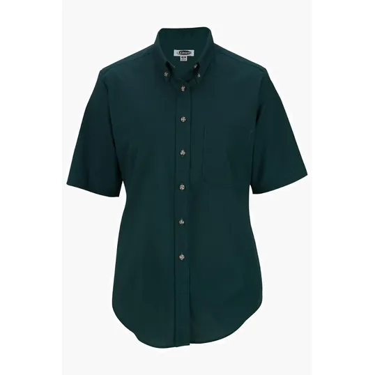 Easy Care Poplin Short Sleeve Ladies Shirt — view 7