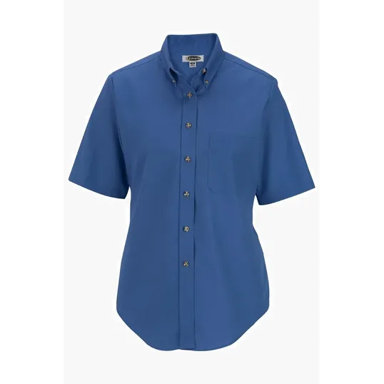 Easy Care Poplin Short Sleeve Ladies Shirt — view 8
