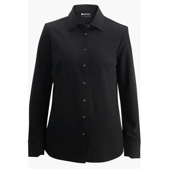 Point Grey Ladies Blouse, Tailored Fit Long Sleeve — view 2