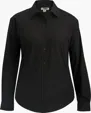 Essential Broadcloth Long Sleeve Ladies Shirt — view 4