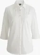 Essential Broadcloth Three Quarter Sleeve Ladies Shirt