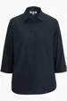 Essential Broadcloth Three Quarter Sleeve Ladies Shirt — view 3