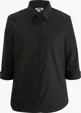 Essential Broadcloth Three Quarter Sleeve Ladies Shirt — view 4