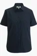 Essential Broadcloth Short Sleeve Ladies Shirt — view 3