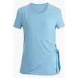 Soft Wrap Ladies Blouse with Jersey Knit Wrap Detail — view 2
