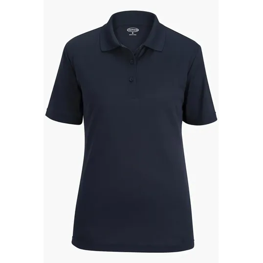 Mini Pique Ladies Polo with Rib-Knit Collar — view 9