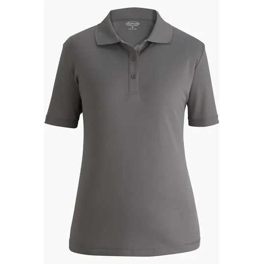 Mini Pique Ladies Polo with Rib-Knit Collar — view 10