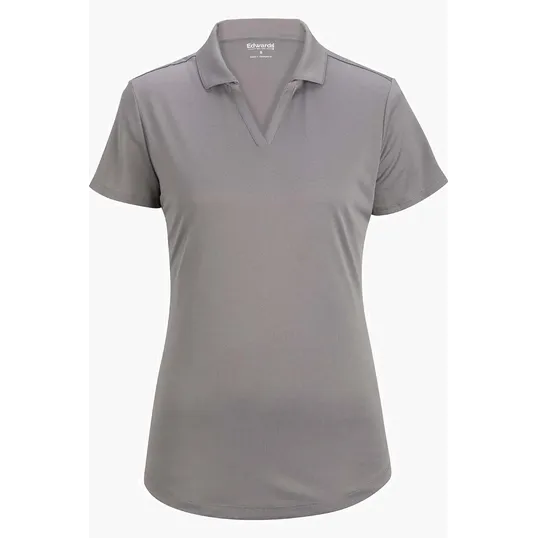 Mini Pique Ladies Polo, Tailored Fit with Split Neckline