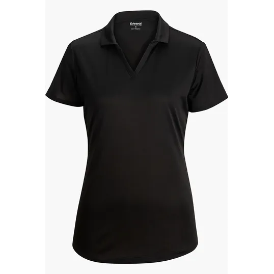 Mini Pique Ladies Polo, Tailored Fit with Split Neckline — view 3