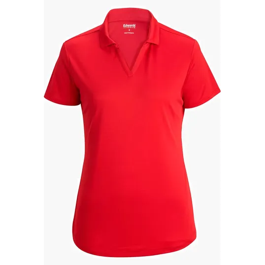 Mini Pique Ladies Polo, Tailored Fit with Split Neckline — view 4