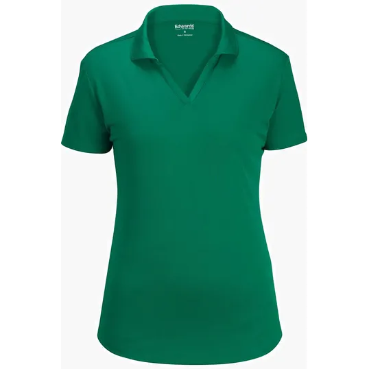 Mini Pique Ladies Polo, Tailored Fit with Split Neckline — view 7