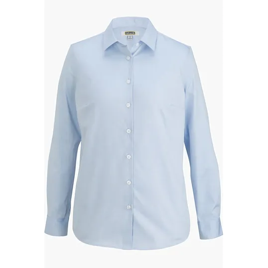 Executive Oxford Ladies Shirt, Tailored Fit Wrinkle-Free — view 2