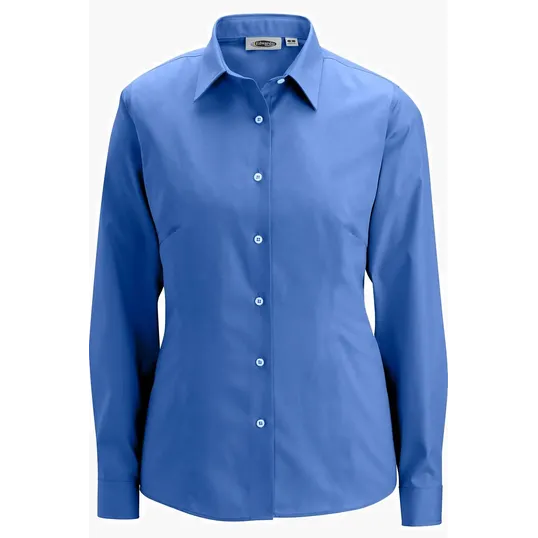 Executive Oxford Ladies Shirt, Tailored Fit Wrinkle-Free — view 4