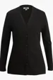 Tri Blend Ladies Shirttail Cardigan — view 2