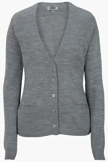 Tuff Pil Plus Ladies V-Neck Cardigan with Pockets — view 3