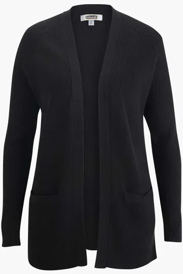 Acrylic Blend Ladies Open Cardigan — view 3