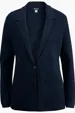 Ladies Sweater Blazer with Blazer Lapel and One-Button Closure — view 4
